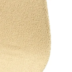 Housse de chaise tissu bouclette beige 45x40x48cm