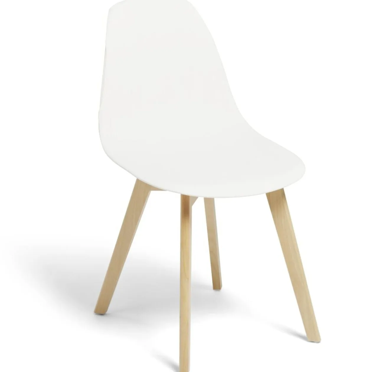 Housse de chaise 45x40xH45cm Lot de 2 (2 modèles gris ou blanc)