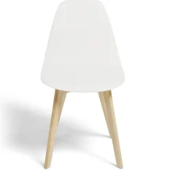 Housse de chaise 45x40xH45cm Lot de 2 (2 modèles gris ou blanc)