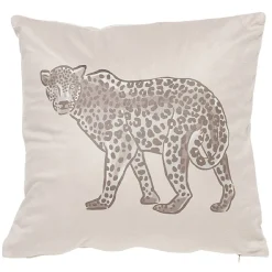 Housse de coussin carré design animaux x2
