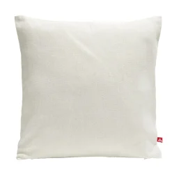 Housse de coussin carrée coton tissé avec fermeture 40x40cm - 2 modèles