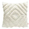 Housse de coussin carrée coton tufté beige 40x40cm < Gifi Best