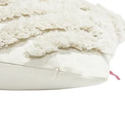 Housse de coussin carrée coton tufté beige 40x40cm < Gifi Best