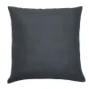 Housse de coussin carrée grise 40x40cm