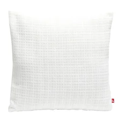 Housse de coussin carrée nid d'abeille 40x40cm - 2 modèles blanc ou gris < Gifi Best