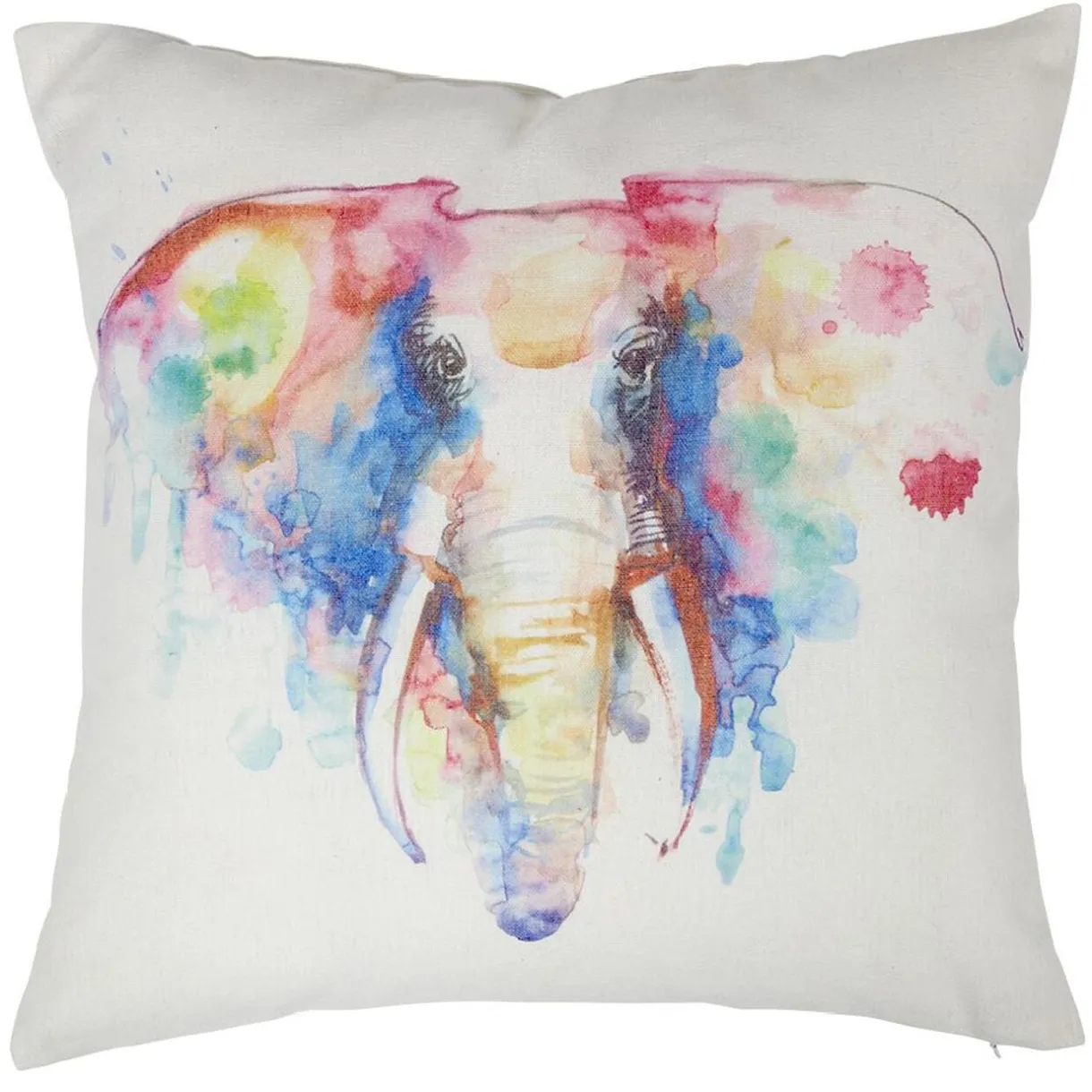 Housse de coussin éclats de couleurs flashy animaux 40x40cm < Gifi Sale