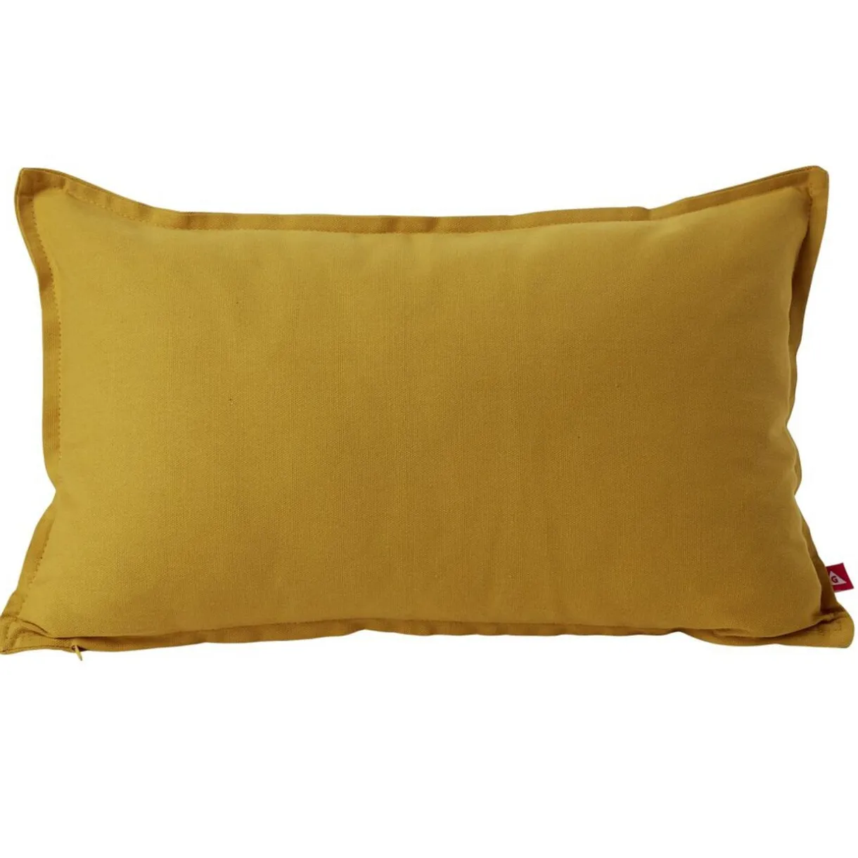 Housse de coussin coton Panama 30x50cm jaune < Gifi Discount