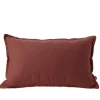 Housse de coussin coton Panama 30x50cm terracotta < Gifi Outlet
