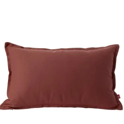 Housse de coussin coton Panama 30x50cm gris