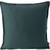 Housse de coussin coton Panama 40x40cm vert