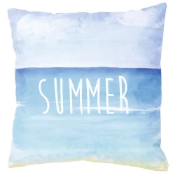 Housse de coussin d'extérieur imprimé Summer plage