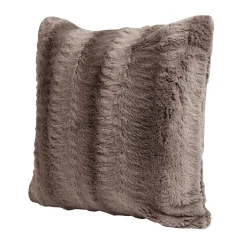 Housse de coussin effet fourrure gaufré 40x40cm (3 modèles)