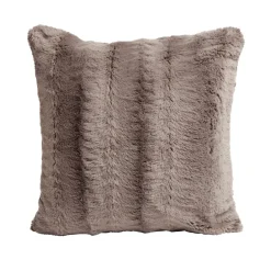 Housse de coussin effet fourrure gaufré 40x40cm (3 modèles)