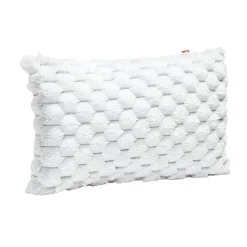 Housse de coussin effet fourrure lapin 30x50cm (3 modèles)