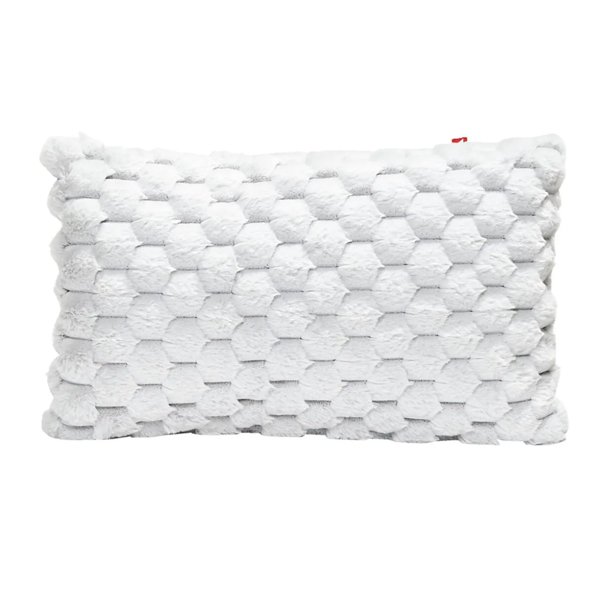 Housse de coussin effet fourrure lapin 30x50cm (3 modèles)