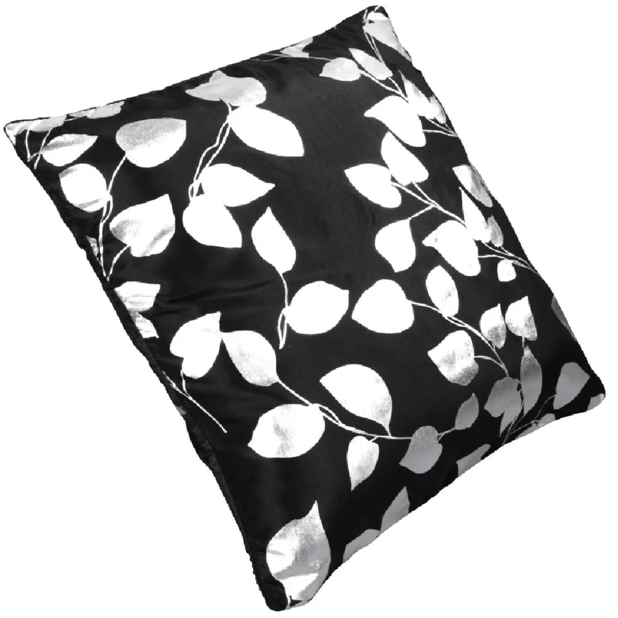 Housse de coussin effet satiné