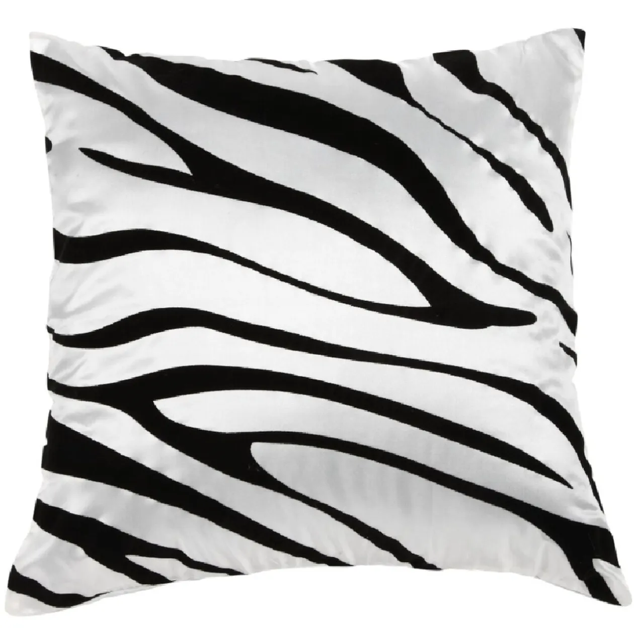 Housse de coussin effet satiné