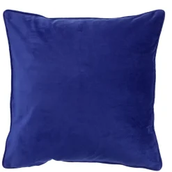 Housse de coussin en velours bleu nuit < Gifi Best