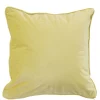 Housse de coussin en velours jaune moutarde < Gifi Sale