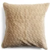 Housse de coussin imitation fourrure polyester Color by Time 45x45cm - 3 modèles < Gifi Clearance