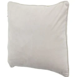 Housse de coussin imitation velours 50x30cm beige < Gifi