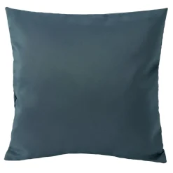 Housse de coussin polyester 40x40cm bleu