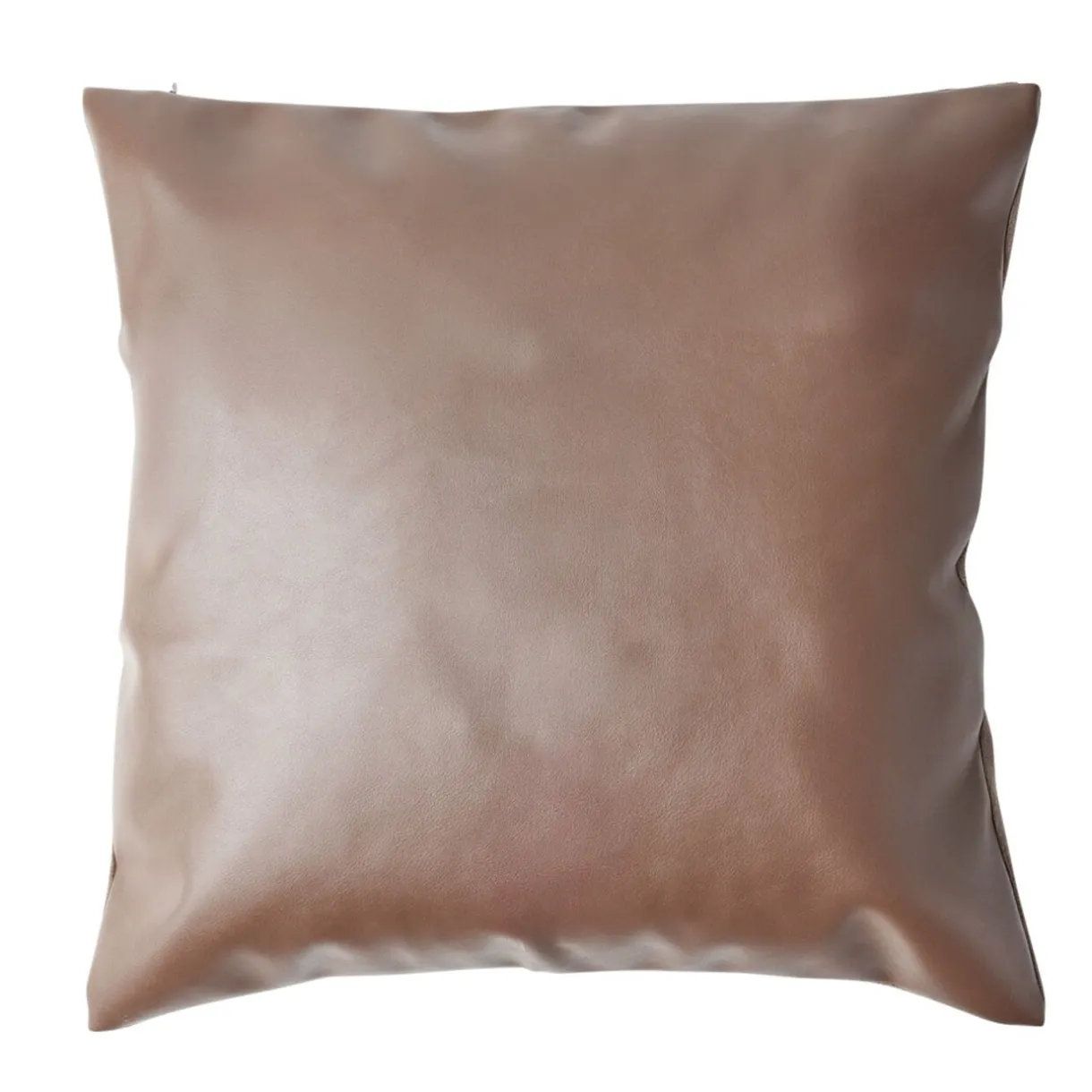 Housse de coussin simili marron 40x40cm (2 modèles) < Gifi New