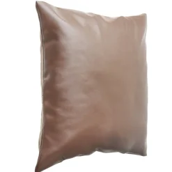Housse de coussin simili marron 40x40cm (2 modèles) < Gifi New