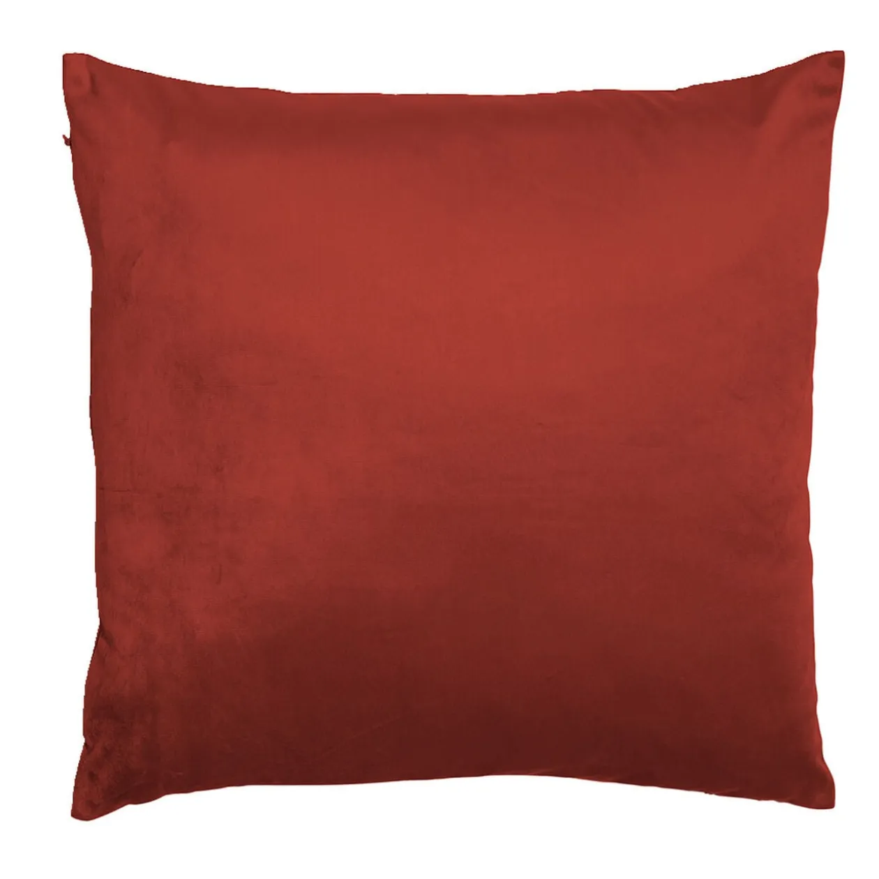 Housse de coussin velours rouge 45x45cm