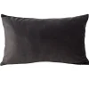 Housse de coussin velours 30x50cm gris
