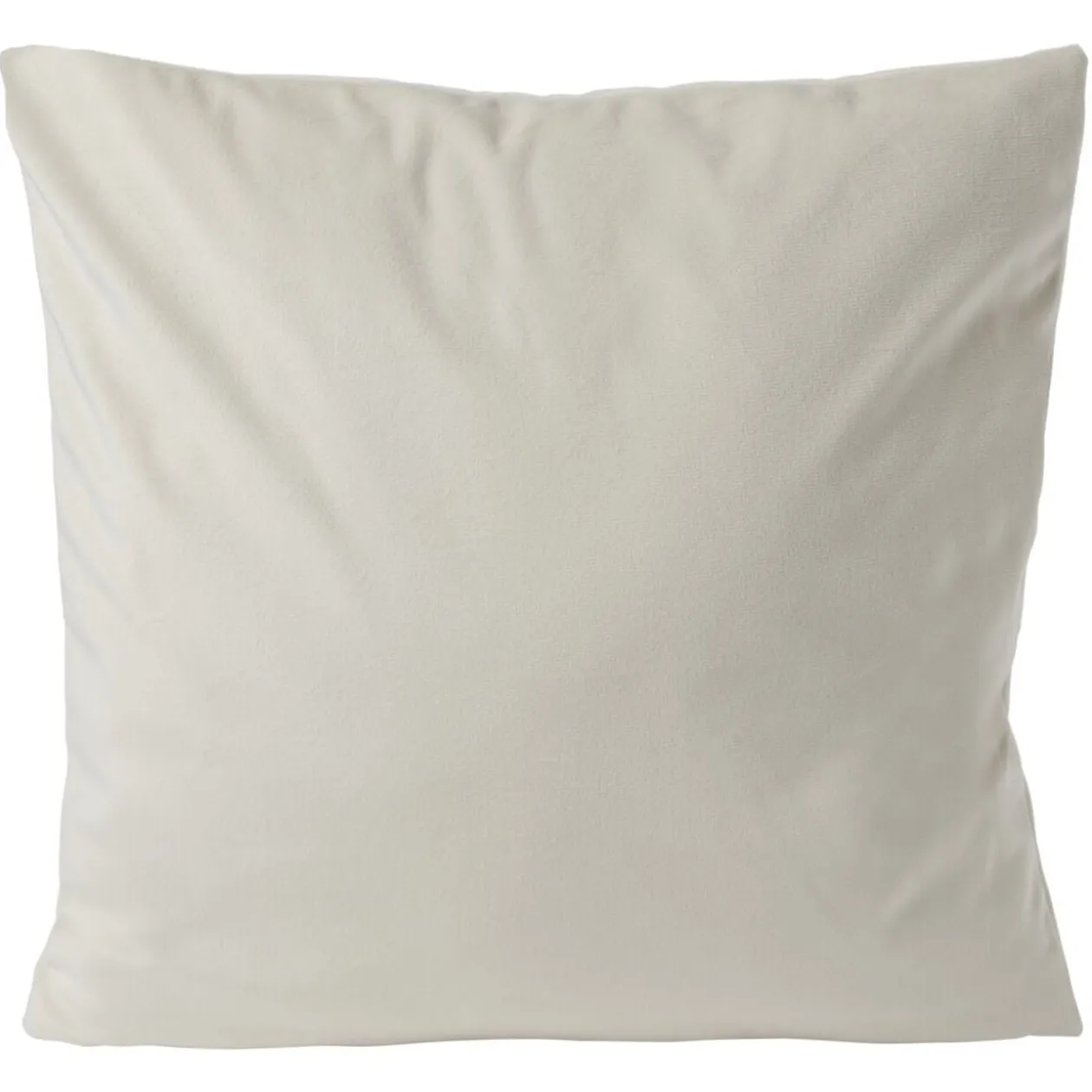 Housse de coussin velours 40x40cm blanc