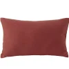 Housse de coussin 30x50cm gaze de coton terracotta < Gifi Hot