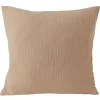 Housse de coussin 40x40cm gaze de coton orange < Gifi Outlet