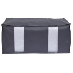 Housse de rangement pour vêtements Gris - L65 x l45 x H27 cm