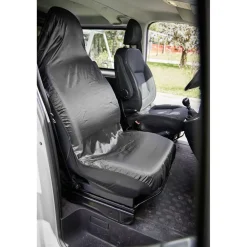 Housse de siège de voiture noir 52x128cm