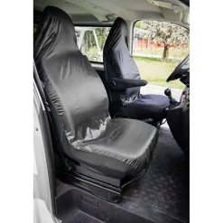 Housse de siège de voiture noir 52x128cm