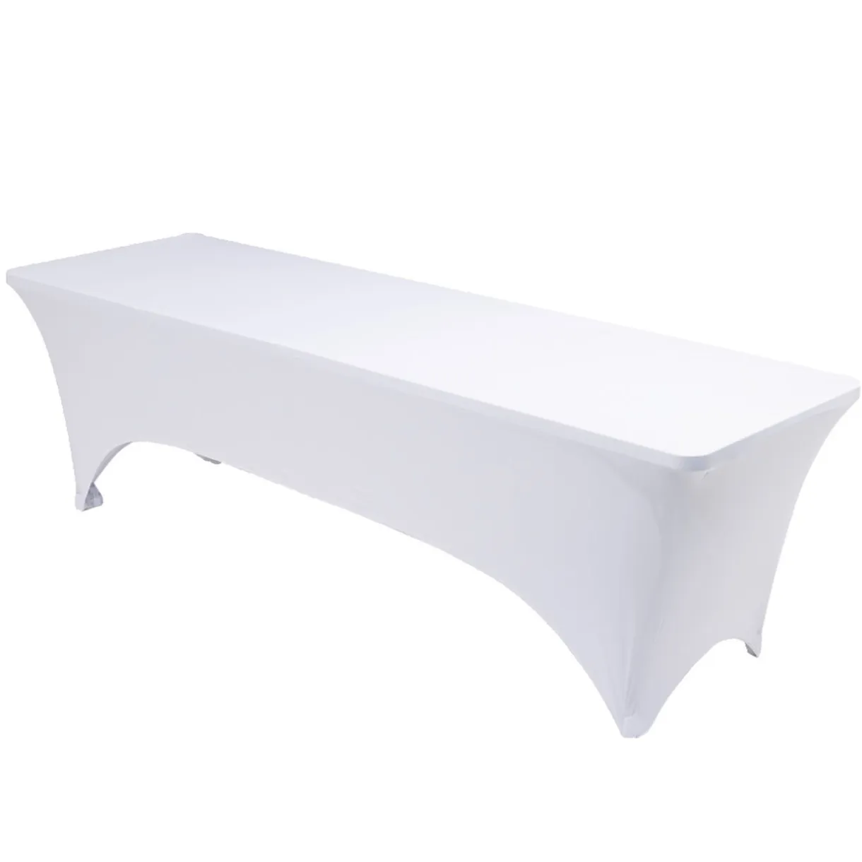 Housse de table extensible Fiesta blanche 240x70xH74cm < Gifi