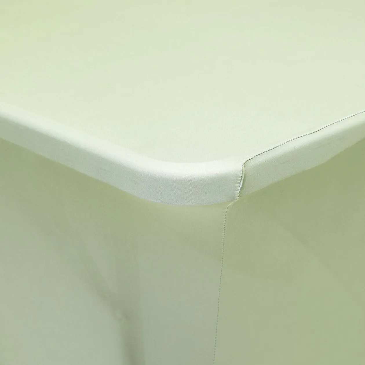 Housse de table Fiesta extensible tissu vert 180x74xH76cm