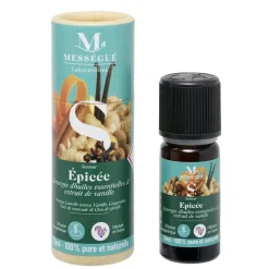 Huile essentielle Mességué synergie orange canelle senteur épicée 10ml
