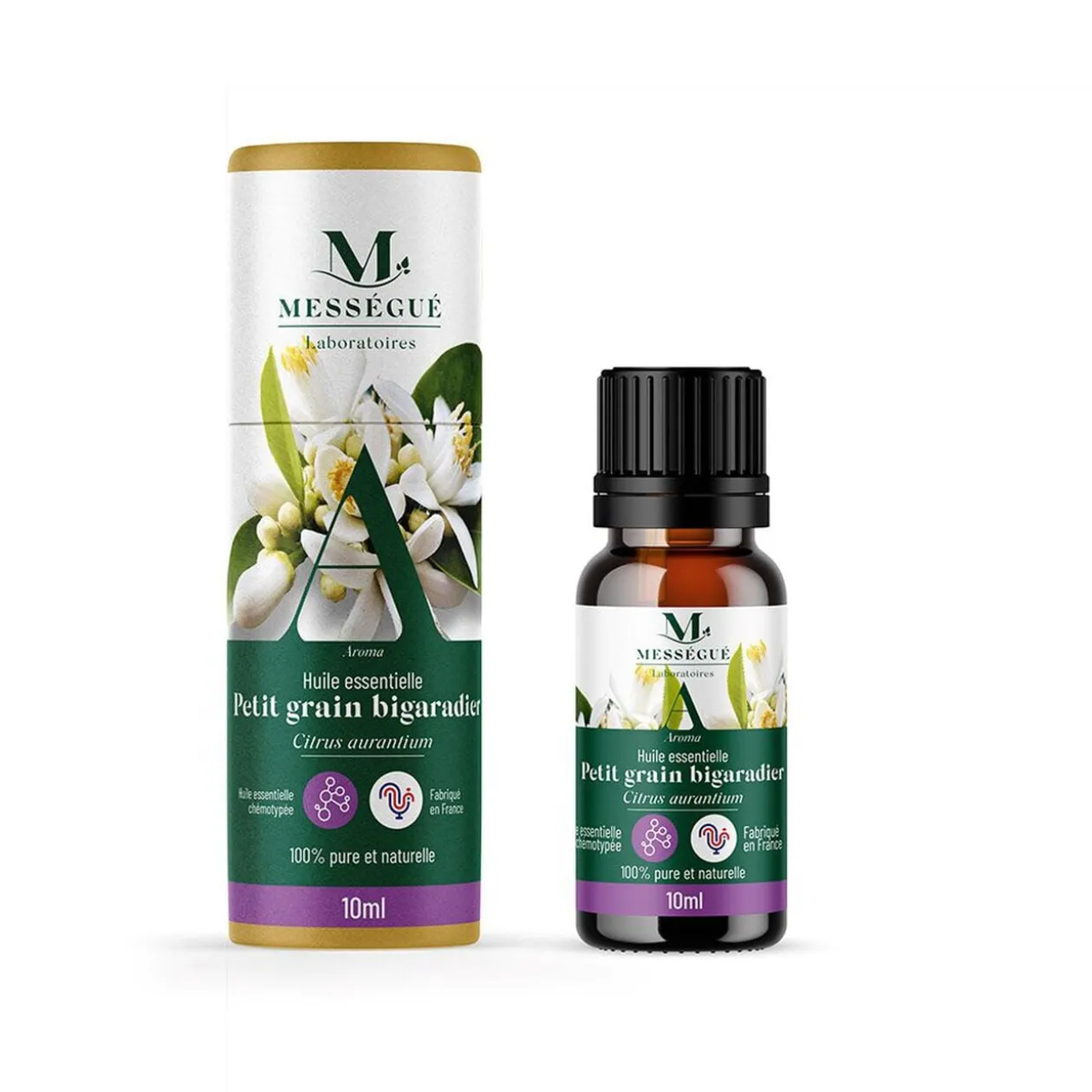 Huile essentielle petit grain bigaradier Mességué 10ml