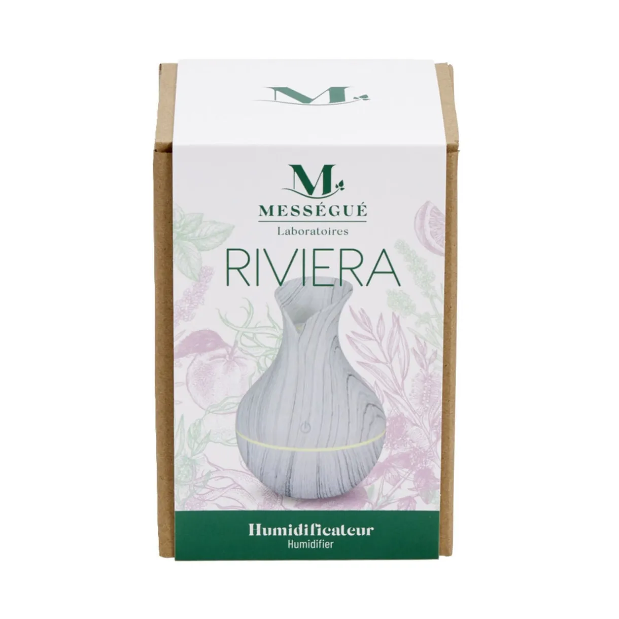 Humidificateur d'air LED forme vase Riviera Mességué H14cm < Gifi New