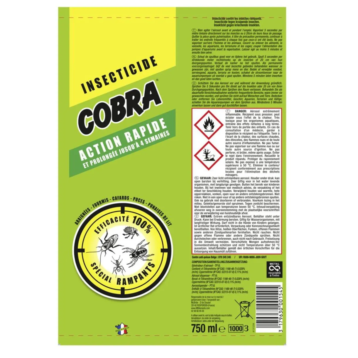 Insecticide rampant spray 750ml < Gifi Sale