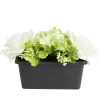 Jardinière fleur artificielle hortensia et rose blanc 7 tiges < Gifi Clearance