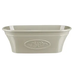 Jardinière 10L motif provençal plastique beige 42x22xH17cm < Gifi Discount
