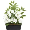 Jardinière rose+arum 20 têtes blanc < Gifi Best