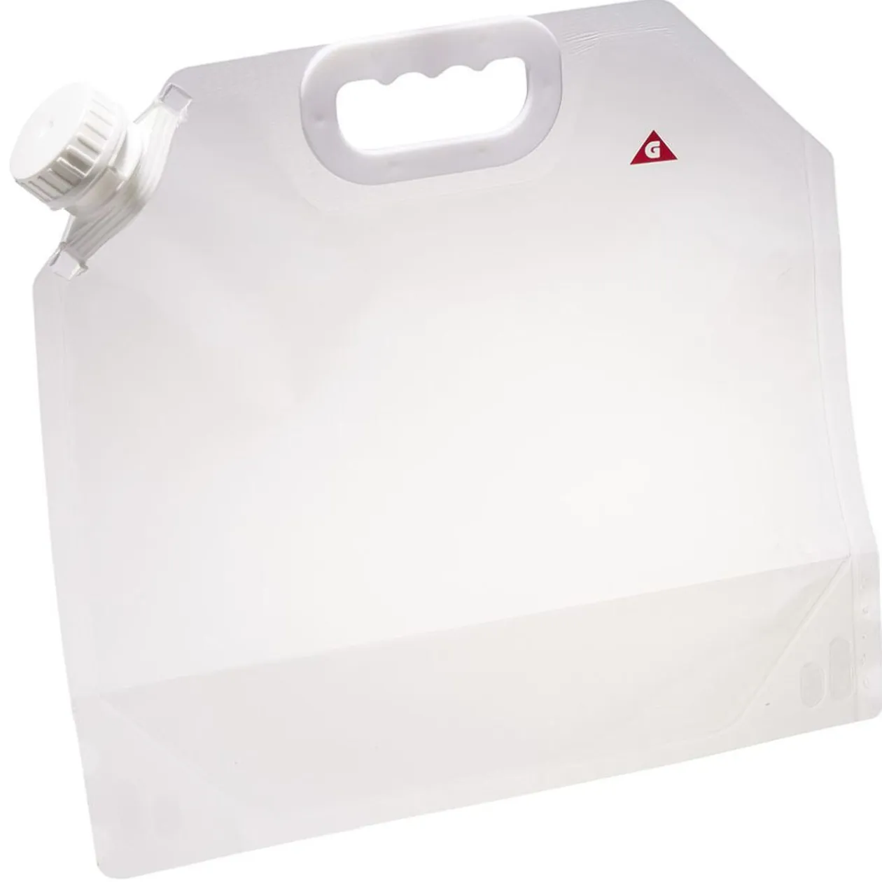 Jerrican souple plastique transparent 5L - 32,5x4,5xH30cm