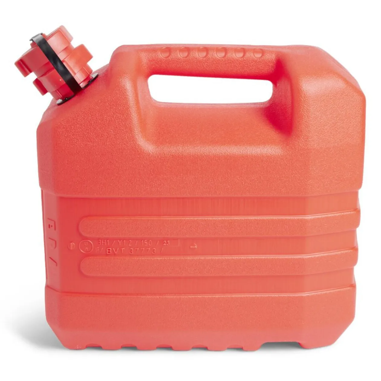 Jerrican spécial hydrocarbure plastique rouge - 10L