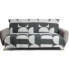 Jeté de canapé 170x250cm 100% coton motif géométrique gris < Gifi