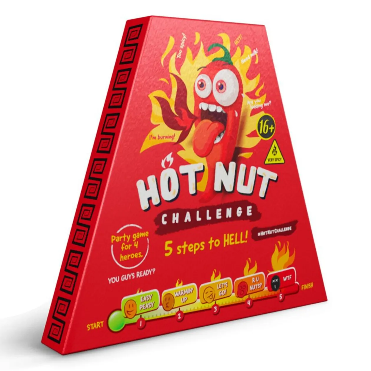 Jeu aliment piquant Hot Chip Challenge cacahuètes ultra épicées 24gr