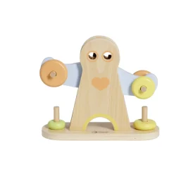 Jeu anneau en bois 21x7,5xH17,7cm